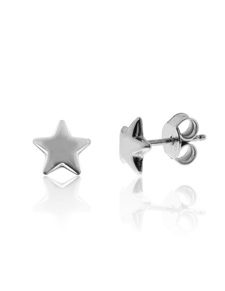 Pendientes Estrella Pequeña de Plata