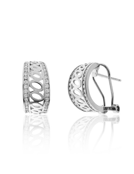 Pendientes de Omega de Plata