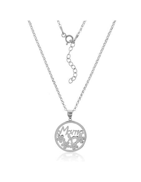 colgante mama de plata con cadena, regalos día de la madre