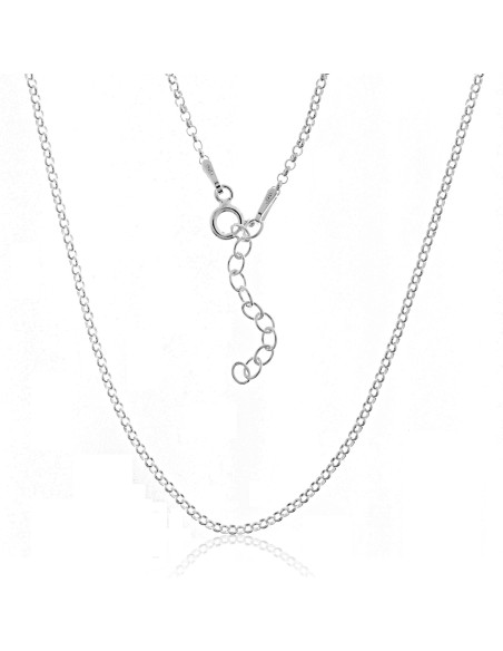Cadena Rolo Plata 1,7mm./ 42+3cm.