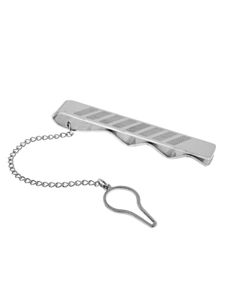 clip para corbata de acero, pasador de corbata hombre