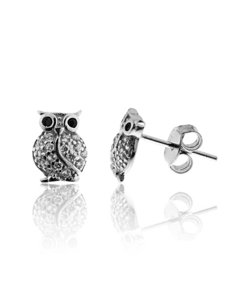 Pendientes Buho de Plata
