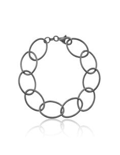 Pulsera de Plata Cadena Ovalada