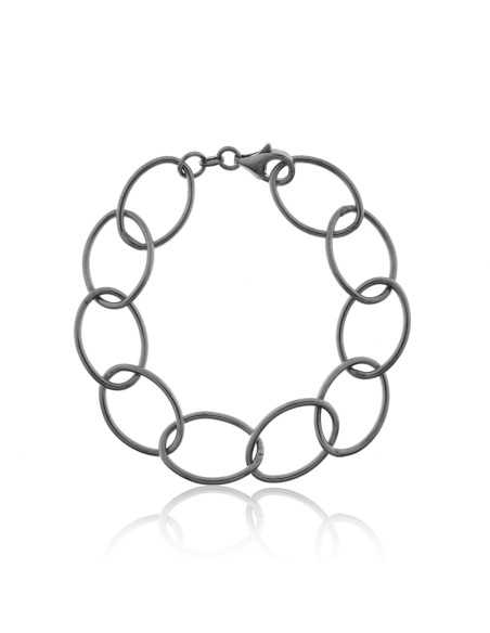 Pulsera de Plata Cadena Ovalada