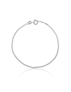 Pulsera Cadena Barbada 1,5mm. Plata