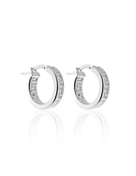 Aros Greca 4x18mm. Plata