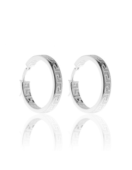 Aros Greca 4x25mm. Plata