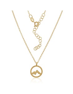 Collar Montaña Dorada Plata