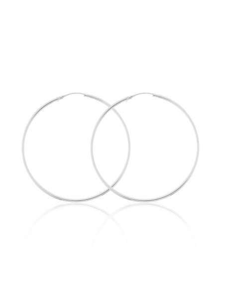 Aros de Plata 2x50mm.