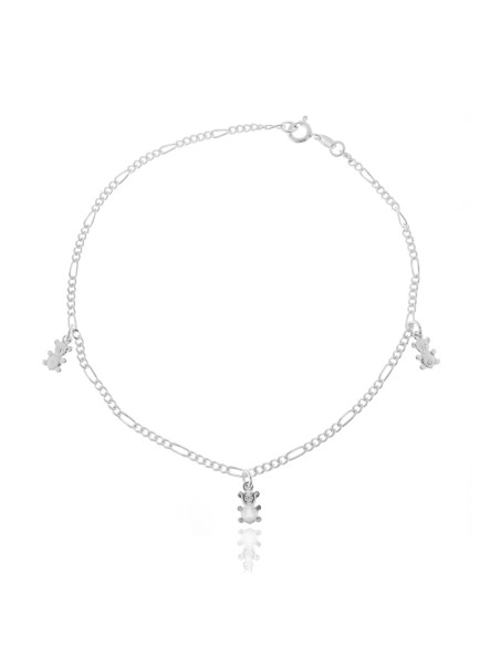 Tobillera Ositos de Plata