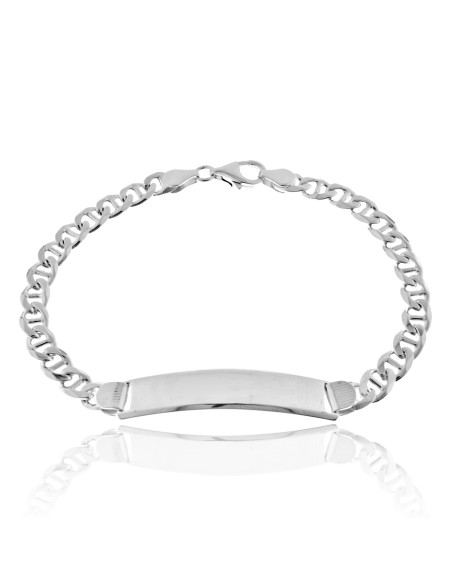 Esclava 8mm. Cadena Transversal Plata 925