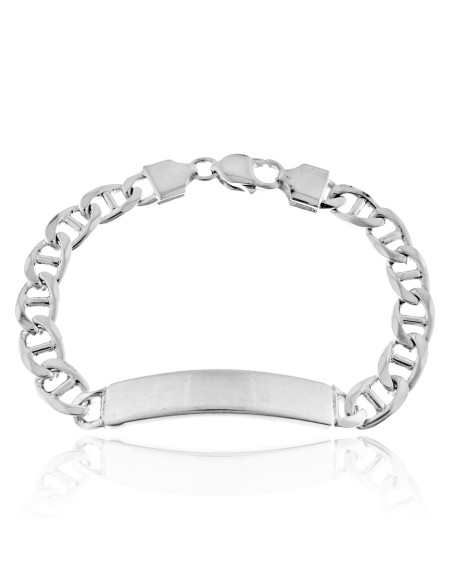 Esclava 9mm. Cadena Transversal Plata