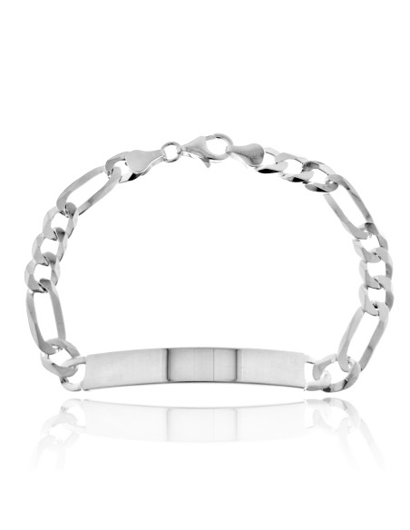 Esclava 7mm. Cadena 3x1 Plata 925