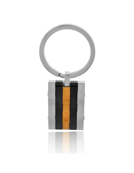Llavero Rectangular 20x30mm. Acero