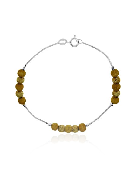 Pulsera de Plata y Madera