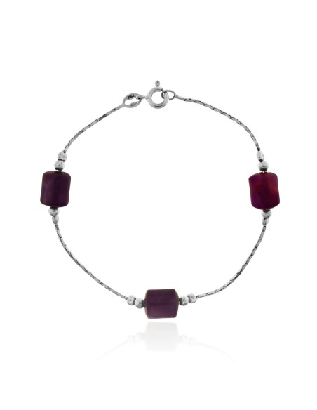 Pulsera Amatista y Plata 925
