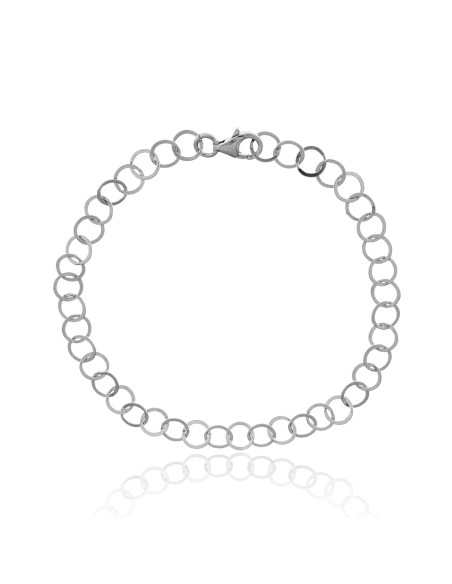 Pulsera Cadena de Plata 5mm.