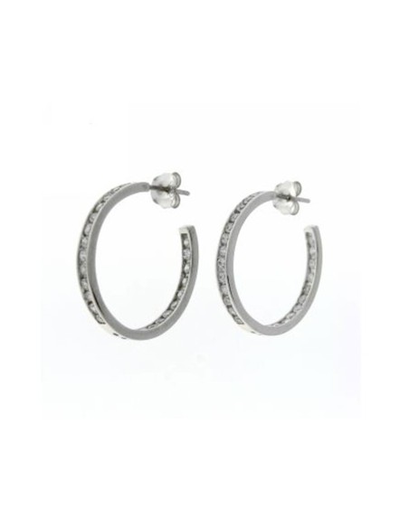 Aros Anchos de Plata de Ley