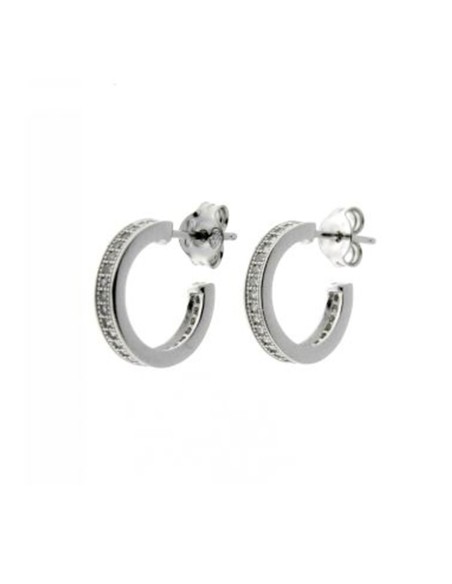 Aros de Plata y Pavé