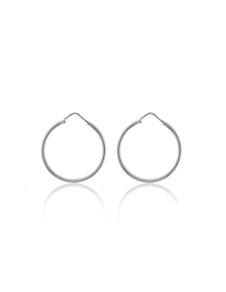 Aros 2x30mm. Plata