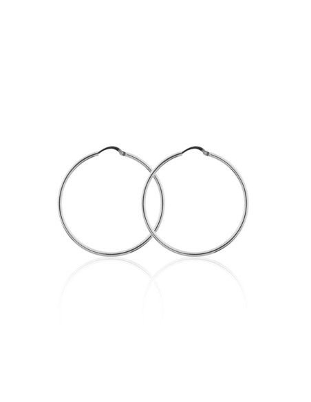 Aros de Plata 2x40mm.
