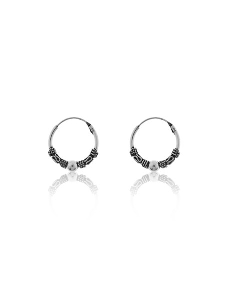 Aros Bali Plata 1,2x14mm.
