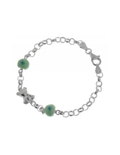 Pulsera Oso de Plata