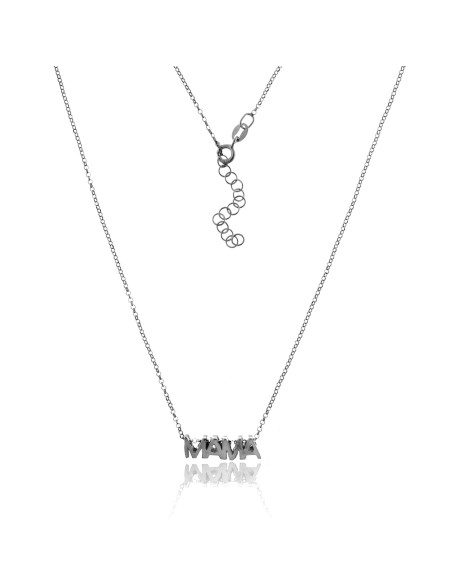 Collar Mama Plata Rodiada