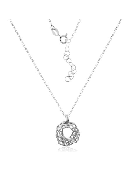 Collar Forma Geométrica Plata