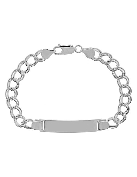 no me olvides hombre de plata, esclava personalizada hombre