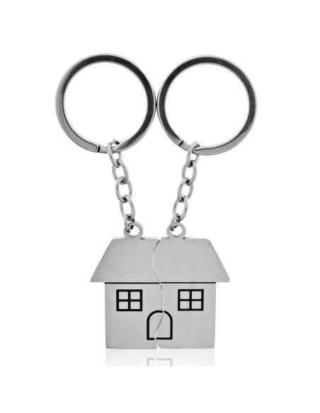 Llavero Casa Partida Acero Parejas