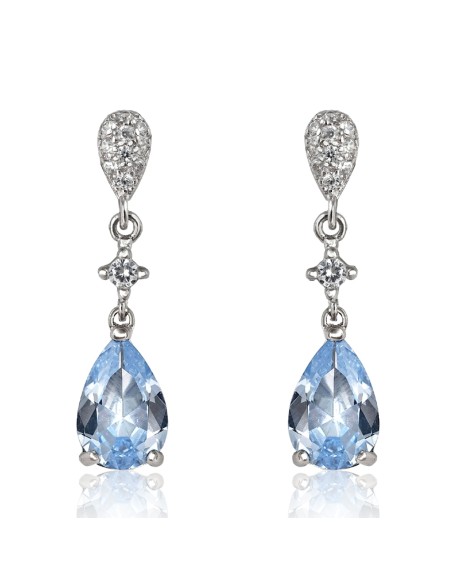 Pendientes Largos Novia de Plata