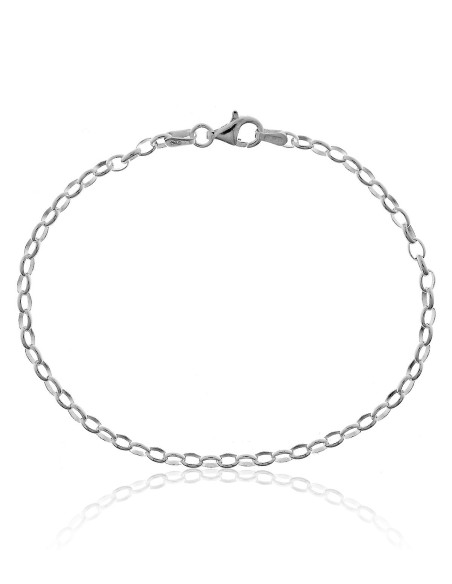 Pulsera Cadena Rolo Plata
