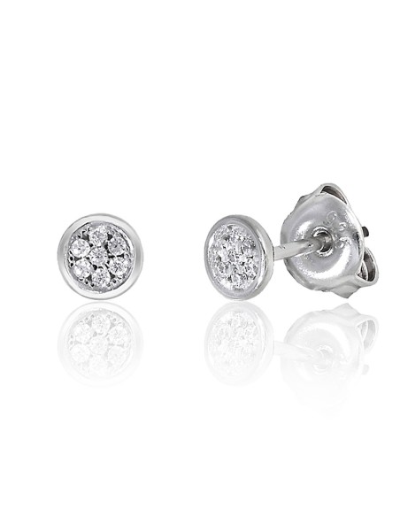 Pendientes de Presión Plata 5mm.