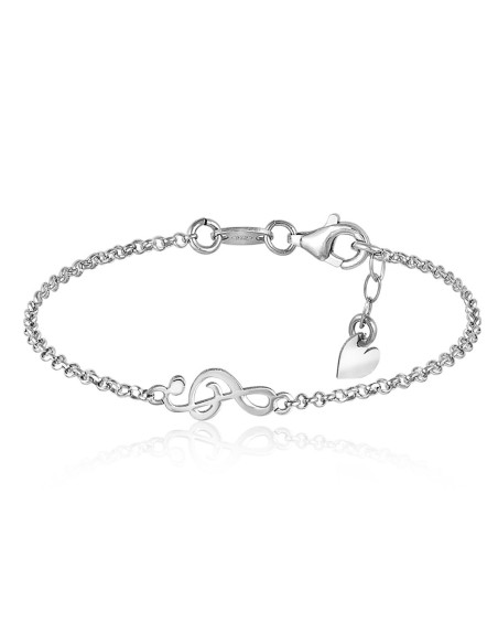 Pulsera Clave de Sol Plata