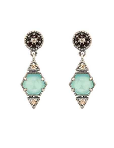 Pendientes Plata Rombo Pequeño RAIVE