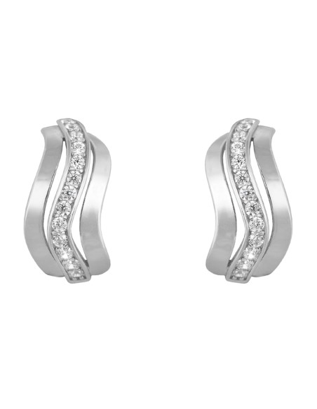 Pendientes Omega para Mujer Plata