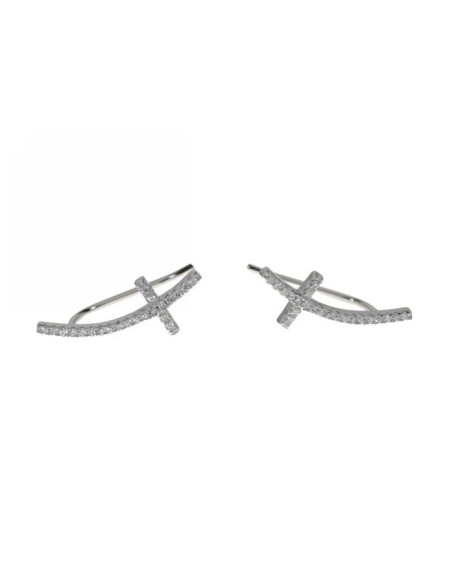 Pendientes Ear Cuff Cruz