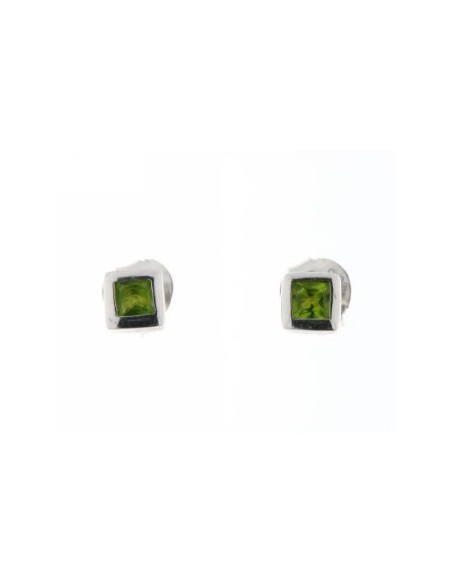 Pendientes Chatón Verde