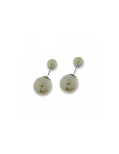 Pendientes Doble Perla
