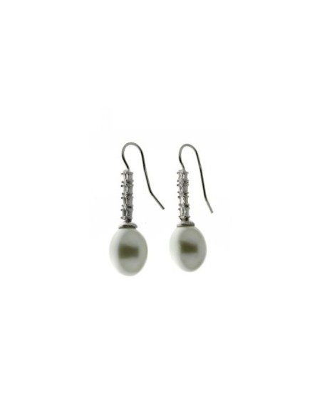 Pendientes Perla y Circonita