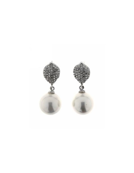 Pendientes Perla y Circonita