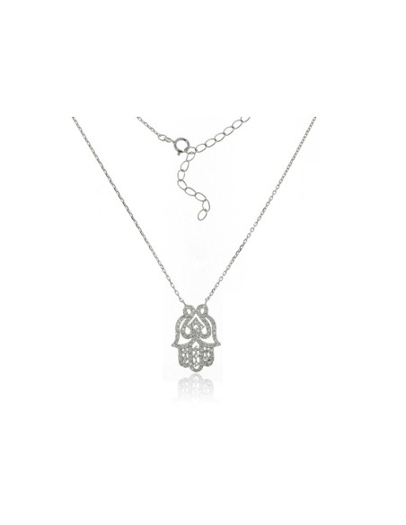 Collar Mano de Fátima de Plata