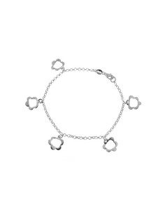 Pulsera Flores de Plata