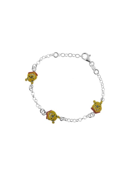 Pulsera Oso de Plata