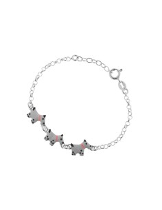 Pulsera Dálmatas Plata