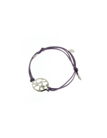 Pulsera Corazones Plata