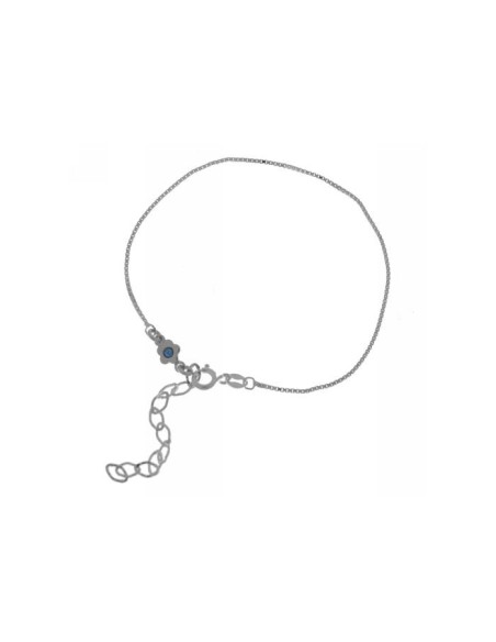 Tobillera Flor de Plata