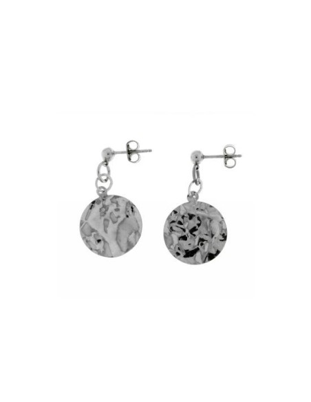 Pendientes Martelé Plata