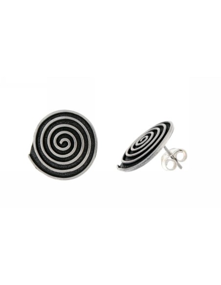 Pendientes Espiral Plata